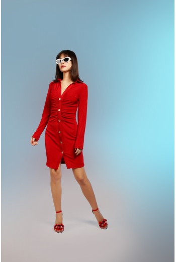 Mia Su Kırmızı Elbise