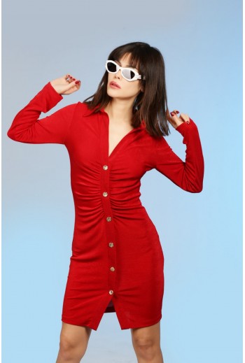 Mia Su Kırmızı Elbise