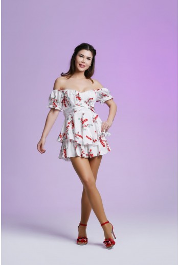 Mia Su Sunny / White and Floral